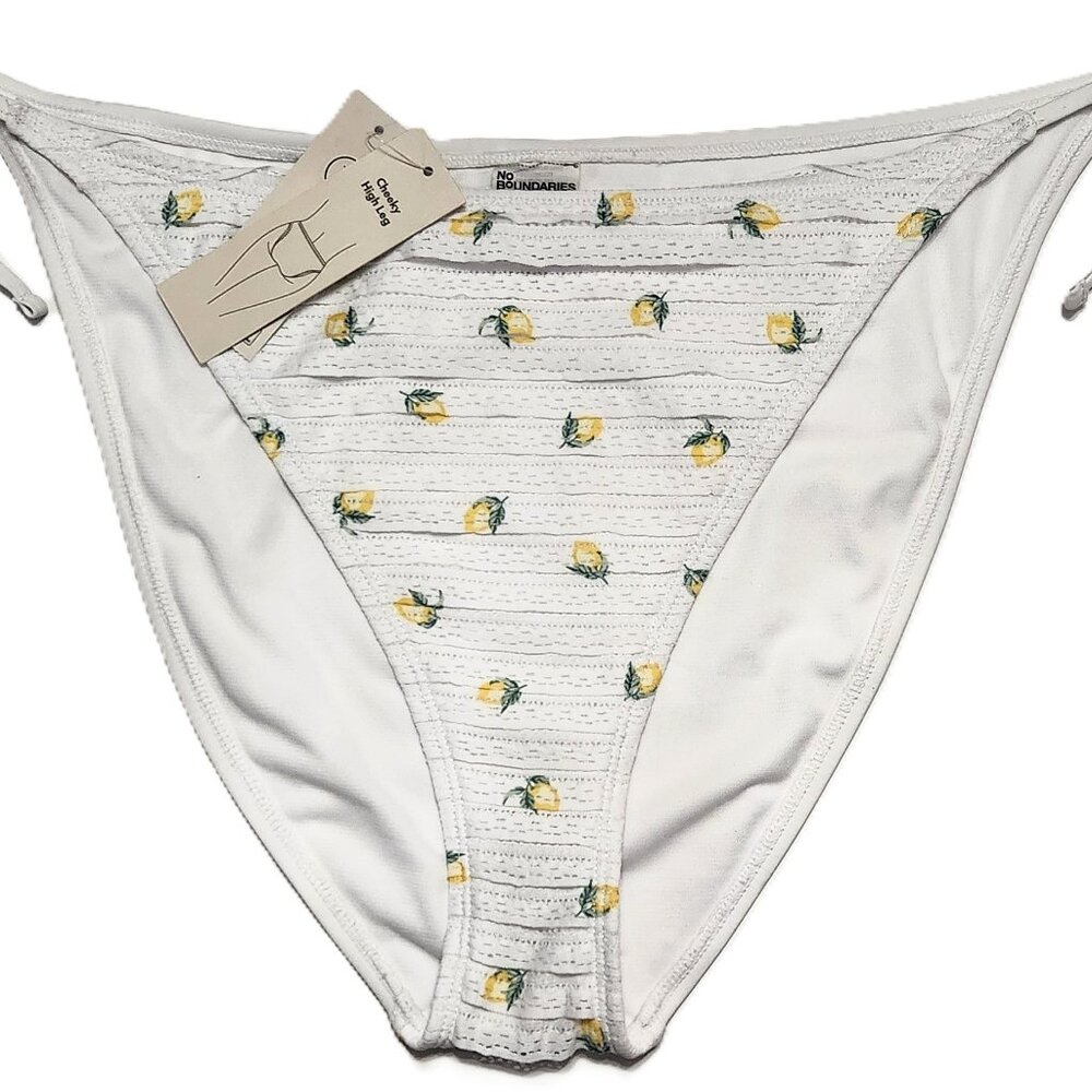 No Boundaries Lemon Bikini Swim Bottoms - Size XXL (20) - Cheeky High Leg